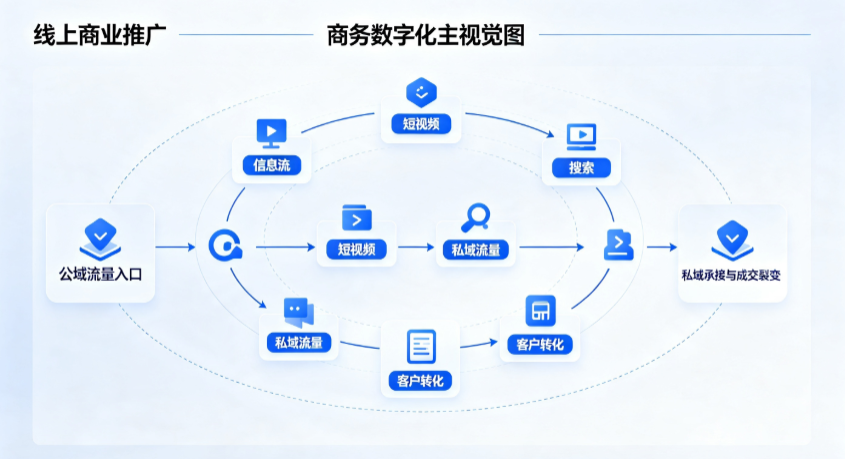 朗县线上商业推广怎么做？全域流量闭环搭建与低成本转化实战指南
